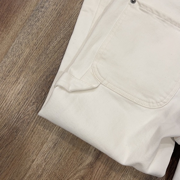 Frame Denim Natural White Utility Jeans Size 24 - Picture 8 of 9